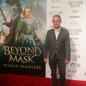 Justin Barber at the World Premiere of Beyond The Mask