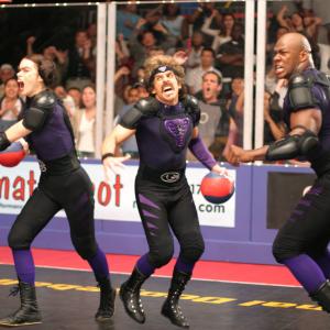 Still of Ben Stiller, Missi Pyle and Jamal Duff in Dodgeball: A True Underdog Story (2004)