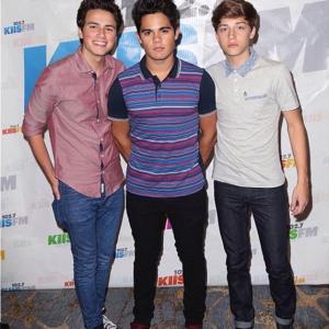 Ricky Garcia Emery Kelly and Liam Attridge of Forever in Your Mind