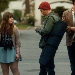Still of Justin Long, Kayla Servi, and Eric Winter in Comet