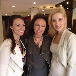 With Ilinca Kiss and Jaqueline Bisset  Cannes May 2014