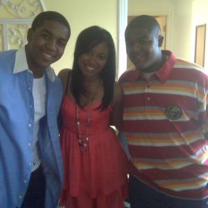 D'Kia Anderson with the Massey brothers