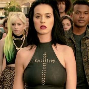 Screen shot from Katy Perry MTV commercial