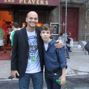 with Director Kris Roselli for the Philadelphia premiere of Common Grounds; Common Grounds was chosen to open the 2014 Philadelphia Int'l Film Festival