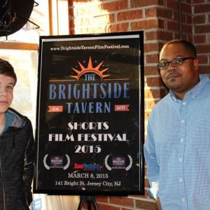 with award-winning Director Keith Chamberlain at The Brightside Tavern Shorts Fest Film Series (The Burning Tree, winner Best Director Dramatic Short)