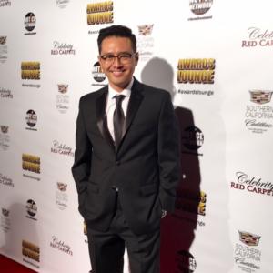 Strutting the Cadillac celebrity red carpet at the Golden Globes Awards Lounge after party  Jan 10 2016