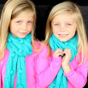 Carsen and identical twin sister Camden Flowers