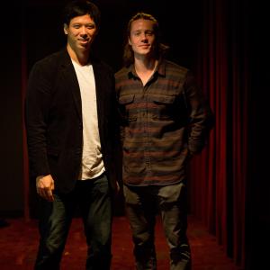 Anthony Nguyen and Nathan Ross Murphy at the film premiere of Space Licorice.