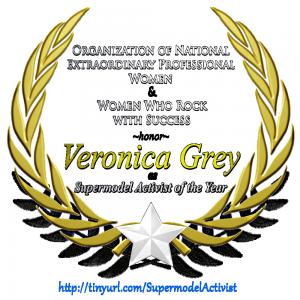 Congratulations Veronica Grey supermodel activist of the year