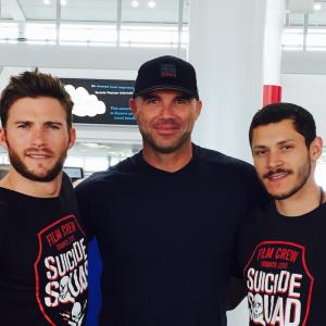 Kevin Vance with Scott Eastwood and Alex Meraz in Toronto.