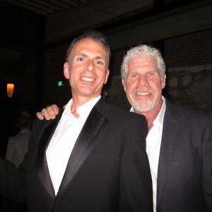 With Ron Pearlman at Dolph Lundgren's Skin Trade Premiere 5-2015
