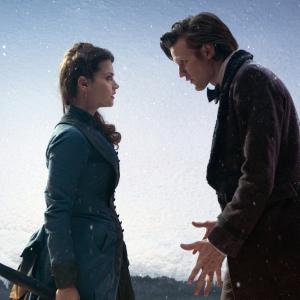 Still of Matt Smith and Jenna Coleman in Doctor Who 2005