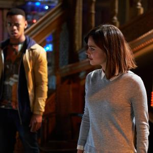 Still of Jenna Coleman and Joivan Wade in Doctor Who 2005
