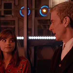 Still of Peter Capaldi and Jenna Coleman in Doctor Who 2005