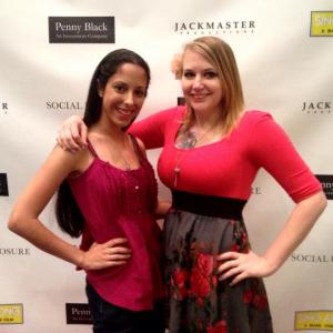 Bethany Griffith (Left) and Jennifer Cisneros at the premiere of 