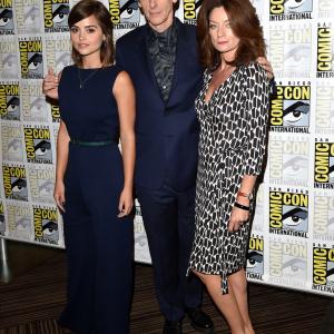Peter Capaldi, Michelle Gomez and Jenna Coleman