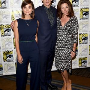 Peter Capaldi, Michelle Gomez and Jenna Coleman