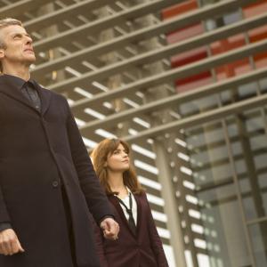 Still of Peter Capaldi and Jenna Coleman in Doctor Who 2005