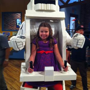 Jena Skodje as Sophie on the set of Some Assembly Required Eps 101  Strongsuit