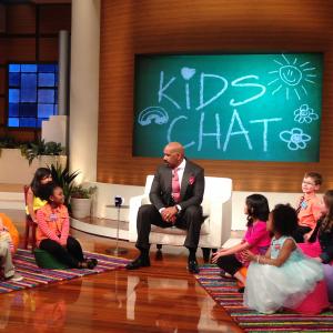 Talking to Steve on his show about Martin Luther King The Steve Harvey Show Segment First Ever Kids Chat Hour
