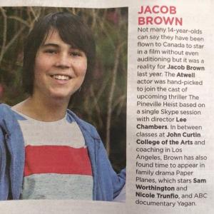Article in The West Australian newspaper by Jessie Papain on Jan 1st 2015 WAs Rising Stars of 2015