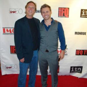 Pictured with actor Kurt Gravenhorst at the world premiere of The Last Time I Saw Soap