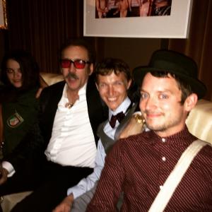 THE TRUST wrap party at Fizz Lounge in Caesar's Palace Las Vegas. Nicolas Cage, Elijah Wood, Sky Ferreira, and Joey Bell