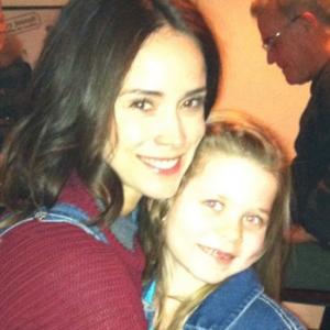 With Abigail Spencer  Early 2014