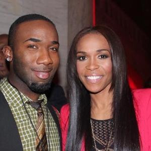 Musician Actor MikeLyrik with Musician Michelle Williams at SESAC 2013 Pop Music Awards