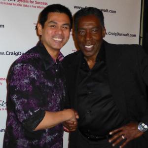 Ernie Hudson of films Ghostbusters The Crow and TV show Oz at Craig Duswalts Marketing Bootcamp