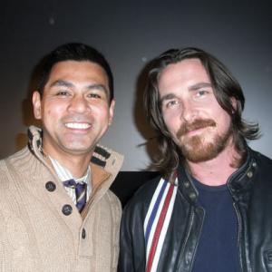 Christian Bale after screening of The Fighter. Won Oscar Best Performance by an Actor in a Supporting Role for playing Dicky Eklund