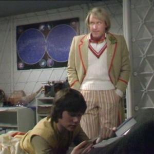 Still of Peter Davison and Matthew Waterhouse in Doctor Who (1963)