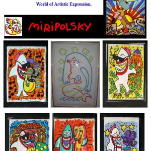 Abraxas Artist Andre Miripolskys Original Art for the Production of A Carnival of Hollywoods Art  Artist Created  Produced by Gerry Donato