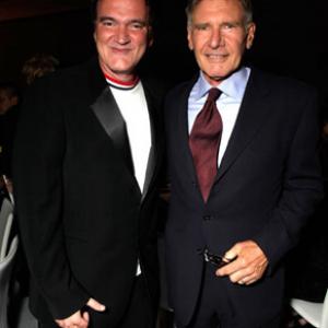 Harrison Ford and Quentin Tarantino