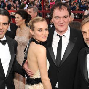 Quentin Tarantino, Eli Roth, Christoph Waltz and Diane Kruger