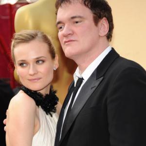 Quentin Tarantino and Diane Kruger at event of The 82nd Annual Academy Awards 2010