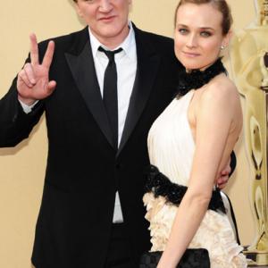 Quentin Tarantino and Diane Kruger at event of The 82nd Annual Academy Awards 2010