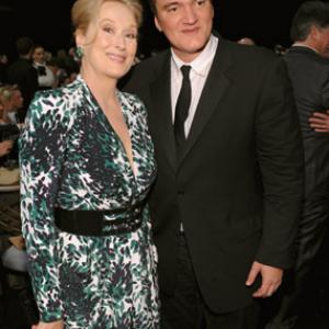 Quentin Tarantino and Meryl Streep