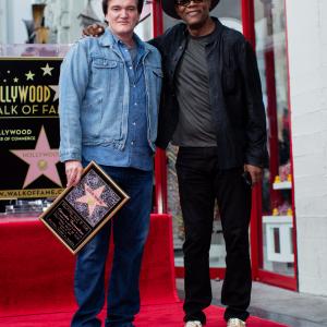 Samuel L Jackson and Quentin Tarantino