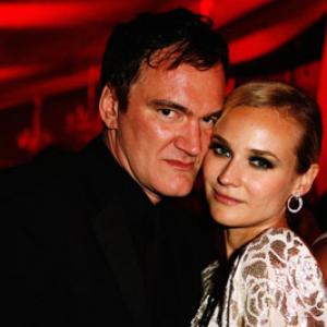 Quentin Tarantino and Diane Kruger at event of Negarbingi sunsnukiai (2009)