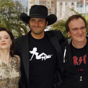 Quentin Tarantino Rose McGowan and Robert Rodriguez at event of Death Proof 2007
