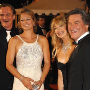 Quentin Tarantino Goldie Hawn Kurt Russell and Zo Bell at event of Death Proof 2007