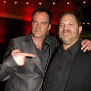 Quentin Tarantino and Harvey Weinstein at event of Grindhouse (2007)