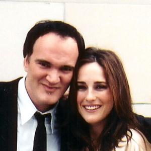 Karlee Holden and Quentin Tarantino at Kill Bill screening