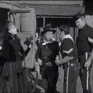 Still of Henry Gibson, Melody Patterson, Larry Storch and Forrest Tucker in F Troop (1965)