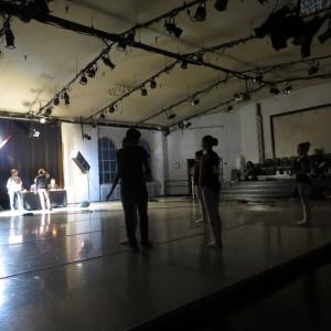 On the set of Imbalance, Martha Graham School of Contemporary Dance.