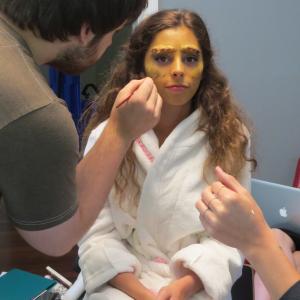 LMP Getting into BEAST makeup with Nick