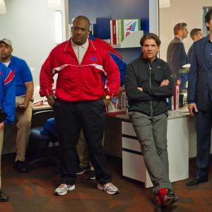 Still of Josh Hyaduck, Ryan Hart, Gregory Alan Williams, Marc Blucas, and Scott Cohen in Necessary Roughness.