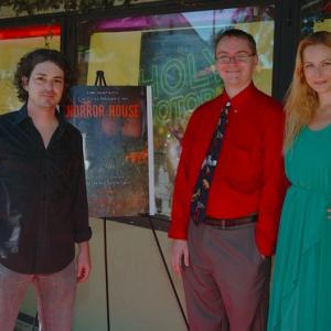 With Kerry and Evan Marlowe at the premier for Horror House