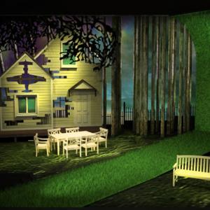 ALL MY SONS Set Design - Color Rendering